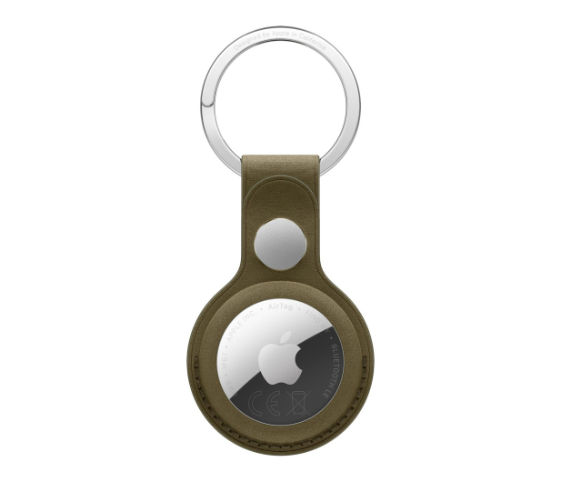 Apple AirTag FineWoven Key Ring – Dark Olive - 1594134 - zdjęcie